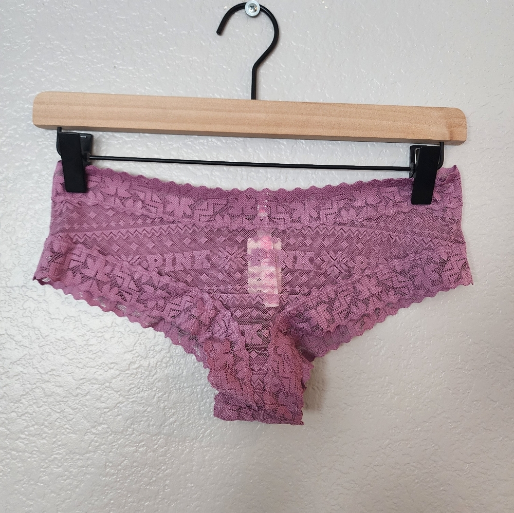 NWT PINK Victoria Secret Cheeky Panty